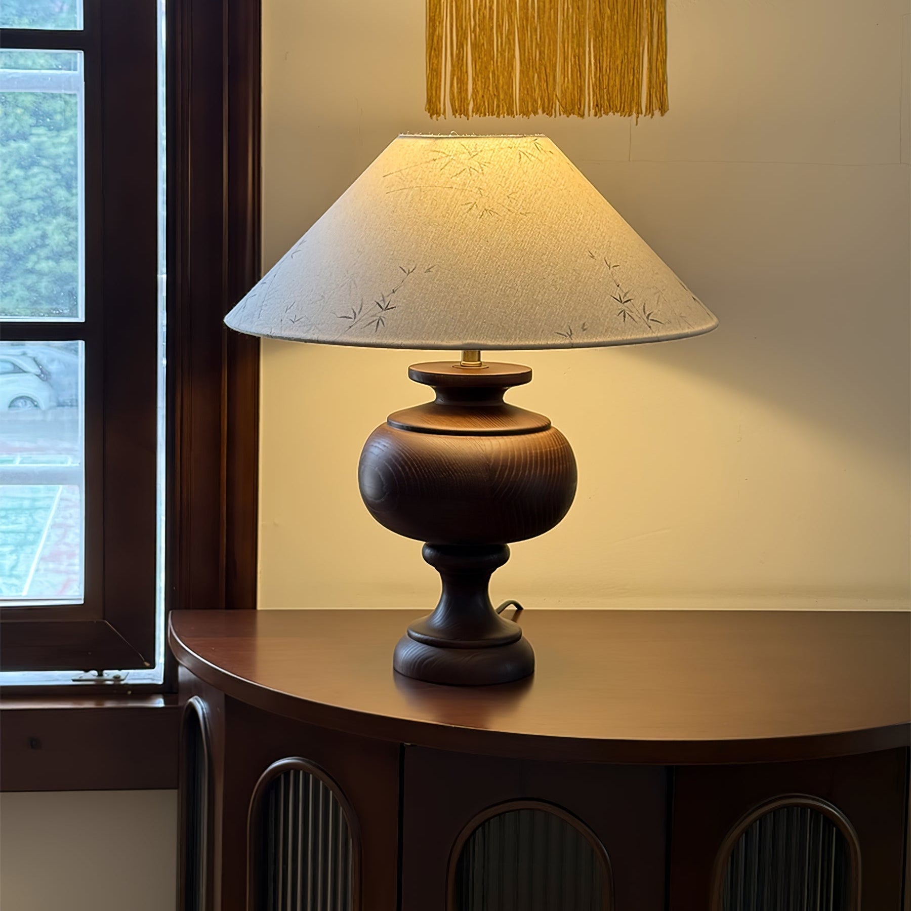 Culiril Oriental Fabric Table Lamp