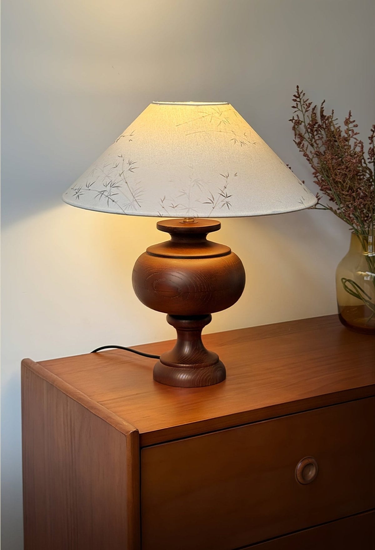 Culiril Oriental Fabric Table Lamp