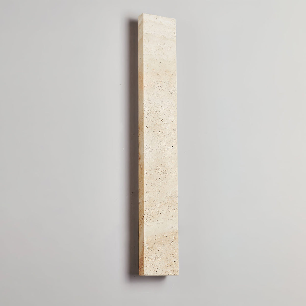 Tavoelia Slim Rectangle Travertine Linear Wall Light
