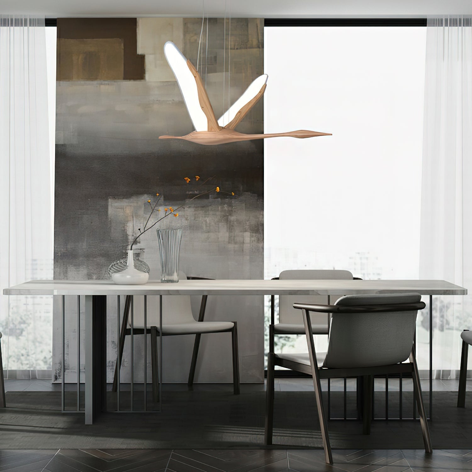 Syloine Modern Wood Pendant Lamp
