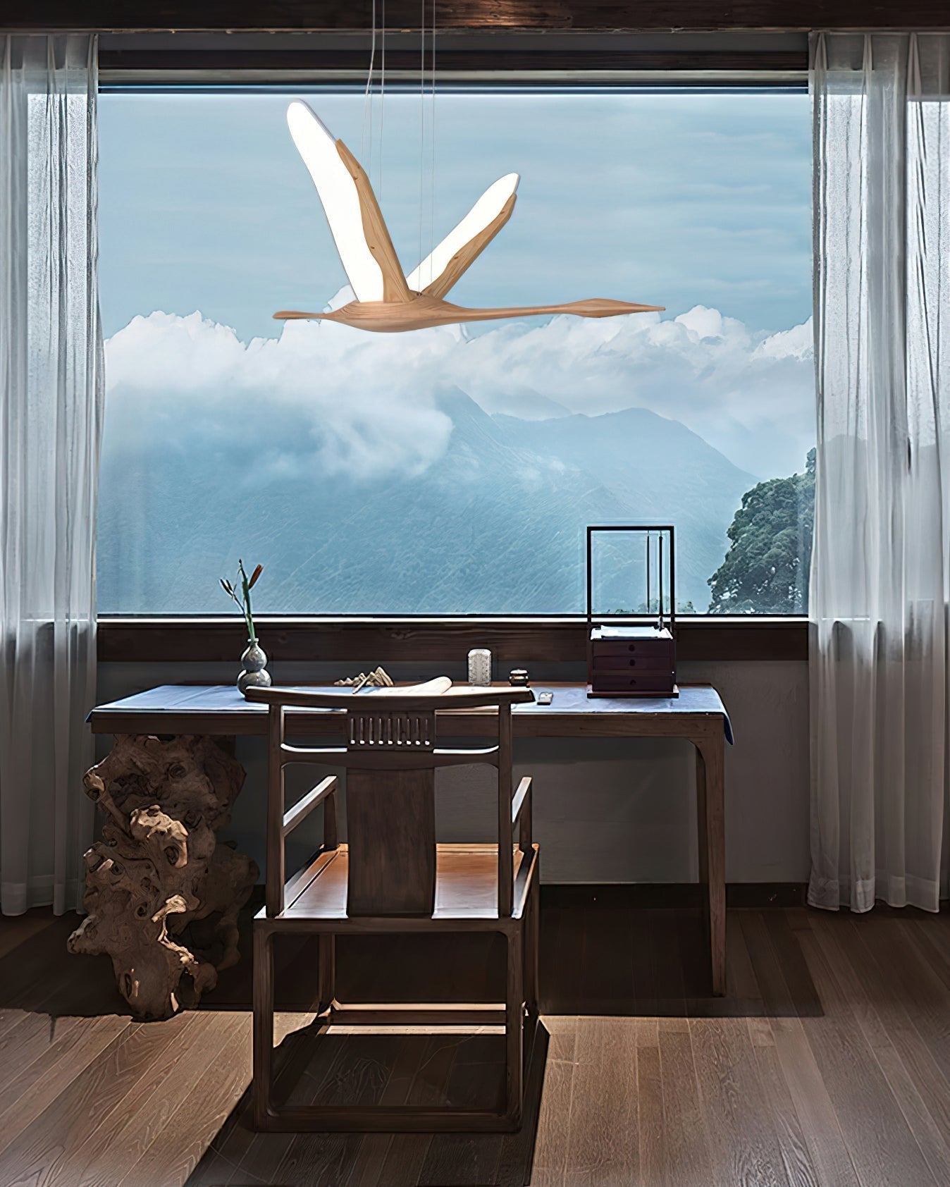Syloine Modern Wood Pendant Lamp
