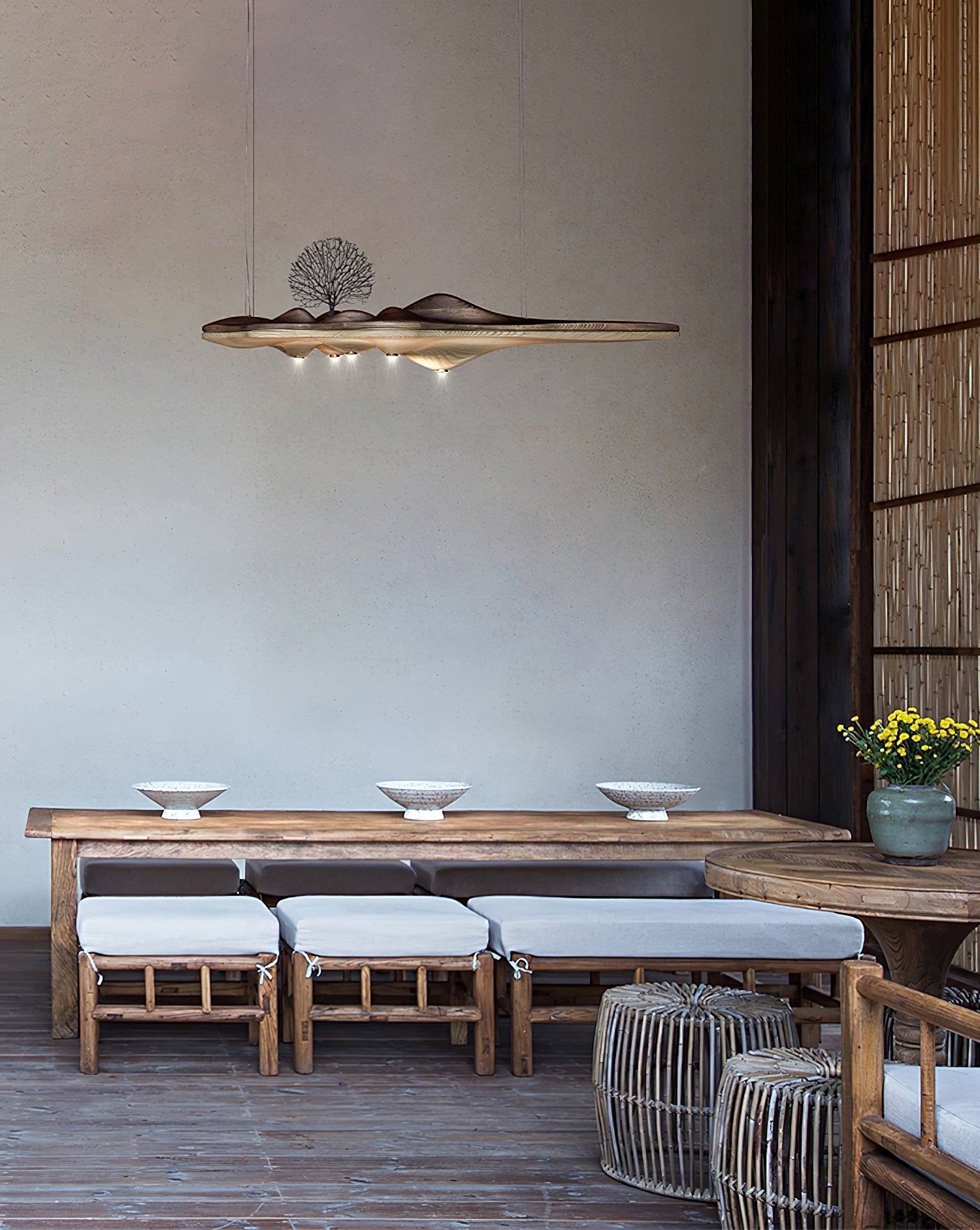 Tolven Premium Elegance Wood Pendant Lamp