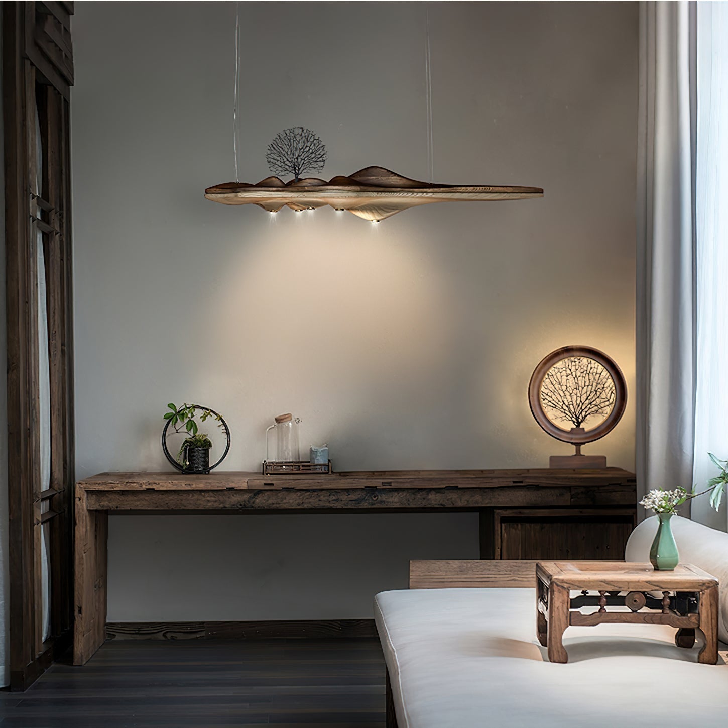 Tolven Premium Elegance Wood Pendant Lamp