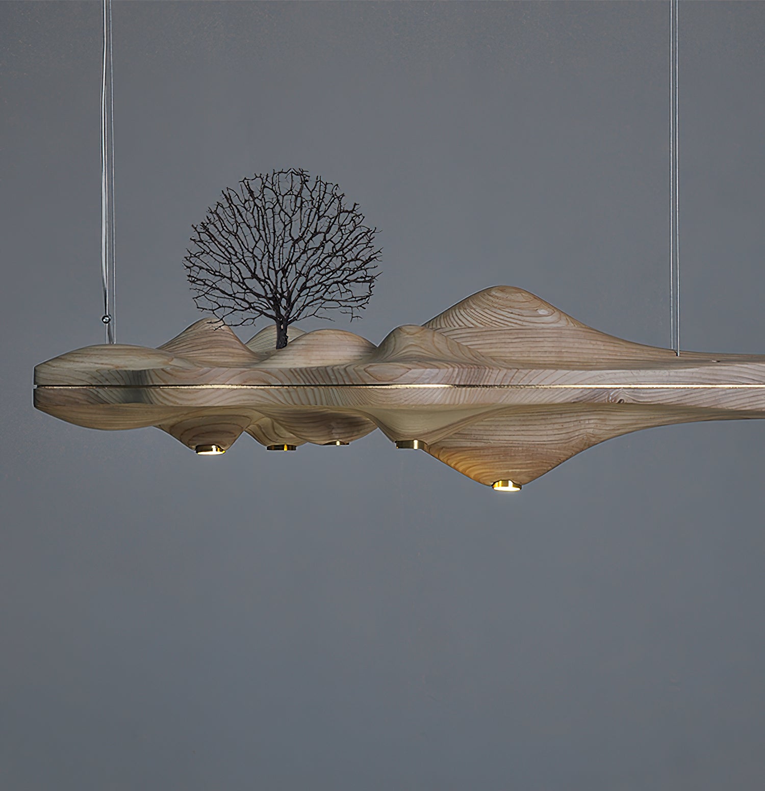 Tolven Premium Elegance Wood Pendant Lamp