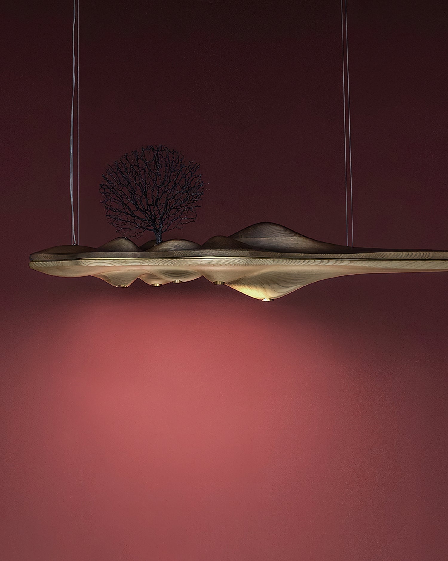 Tolven Premium Elegance Wood Pendant Lamp