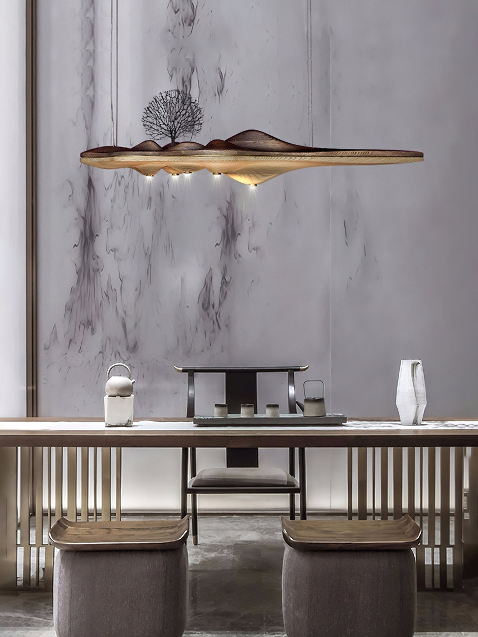 Tolven Premium Elegance Wood Pendant Lamp