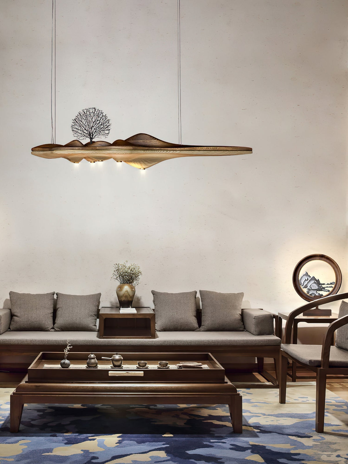 Tolven Premium Elegance Wood Pendant Lamp