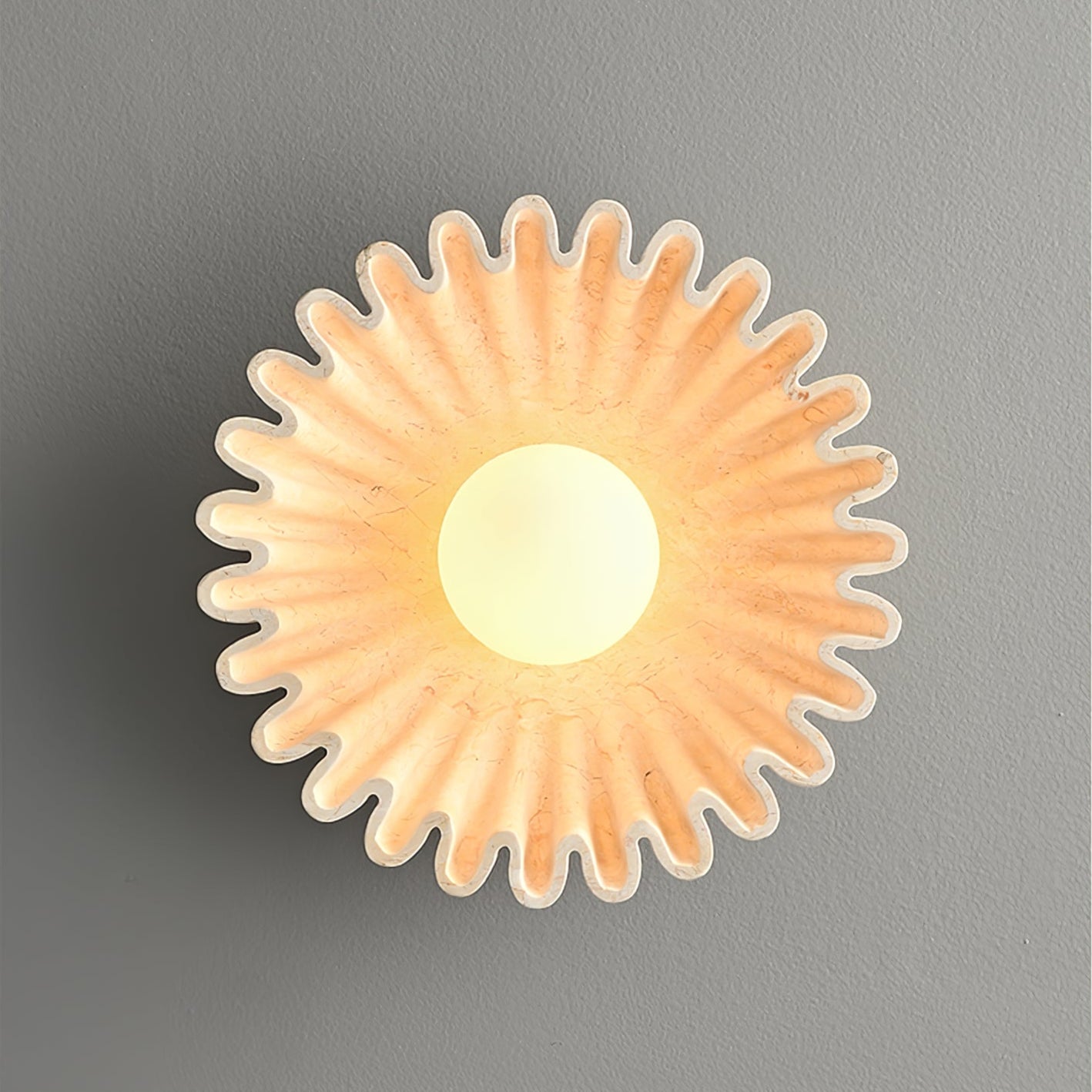 Sunray Rustic Glass Wall Lamp
