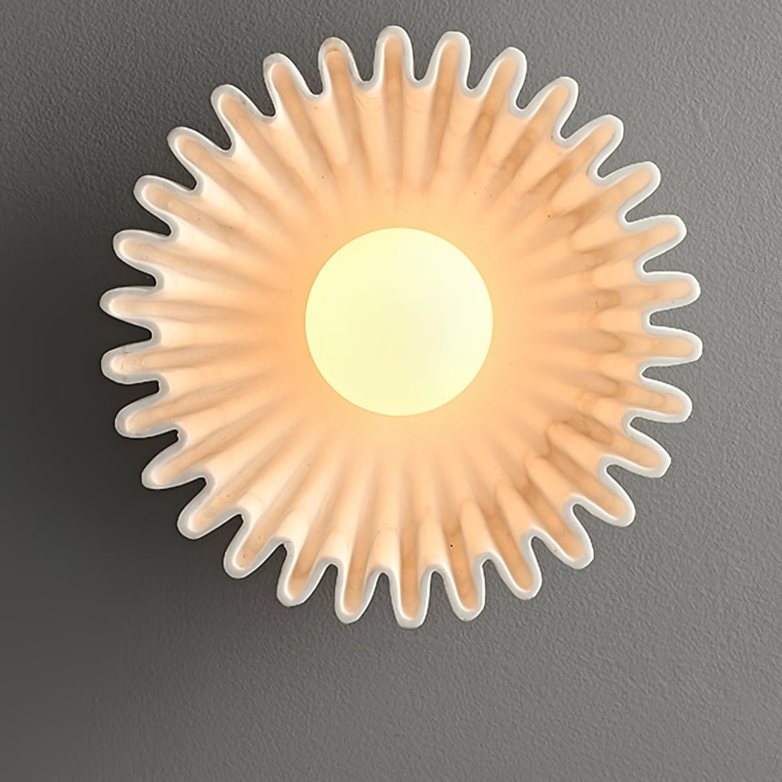Sunray Rustic Glass Wall Lamp