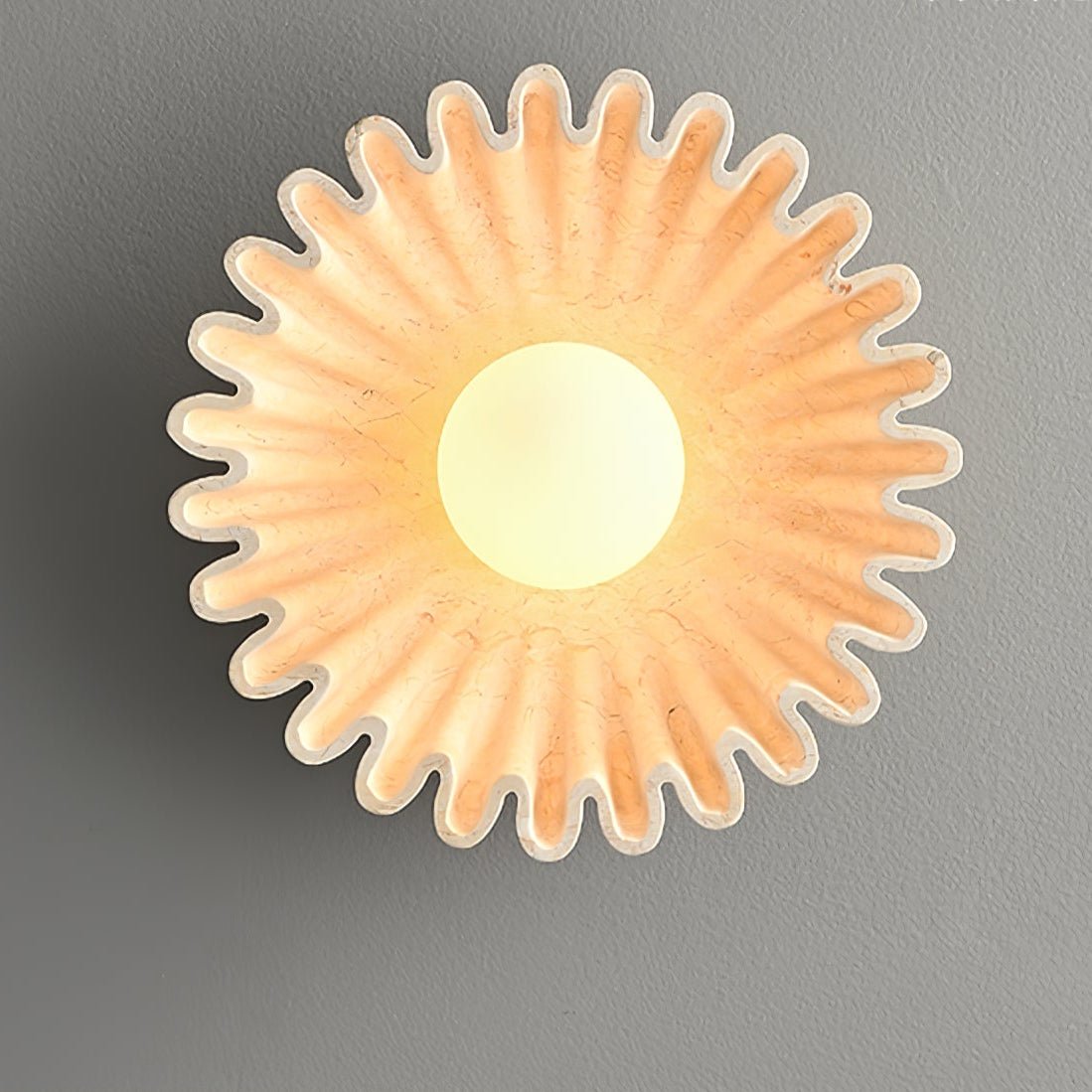 Sunray Rustic Glass Wall Lamp
