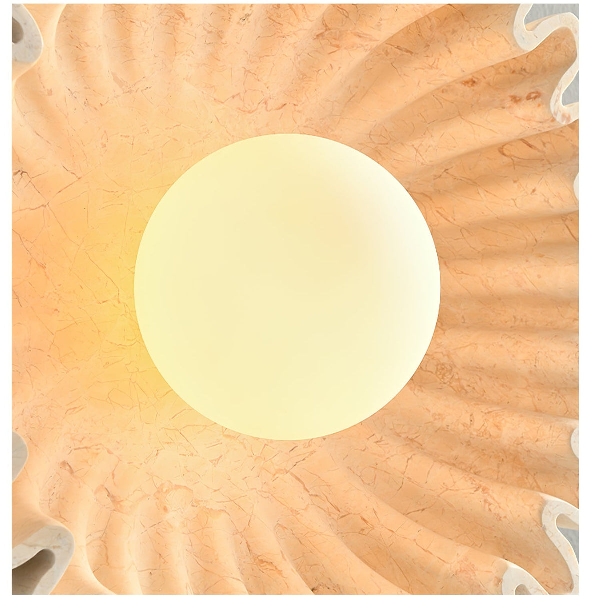 Sunray Rustic Glass Wall Lamp