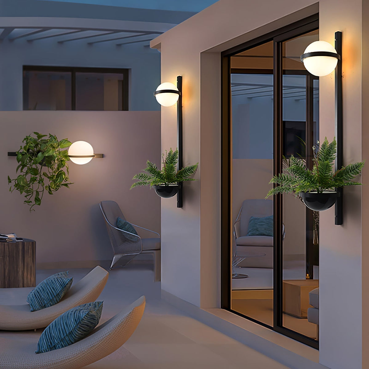 Suren Indoor Outdoor Wall Light