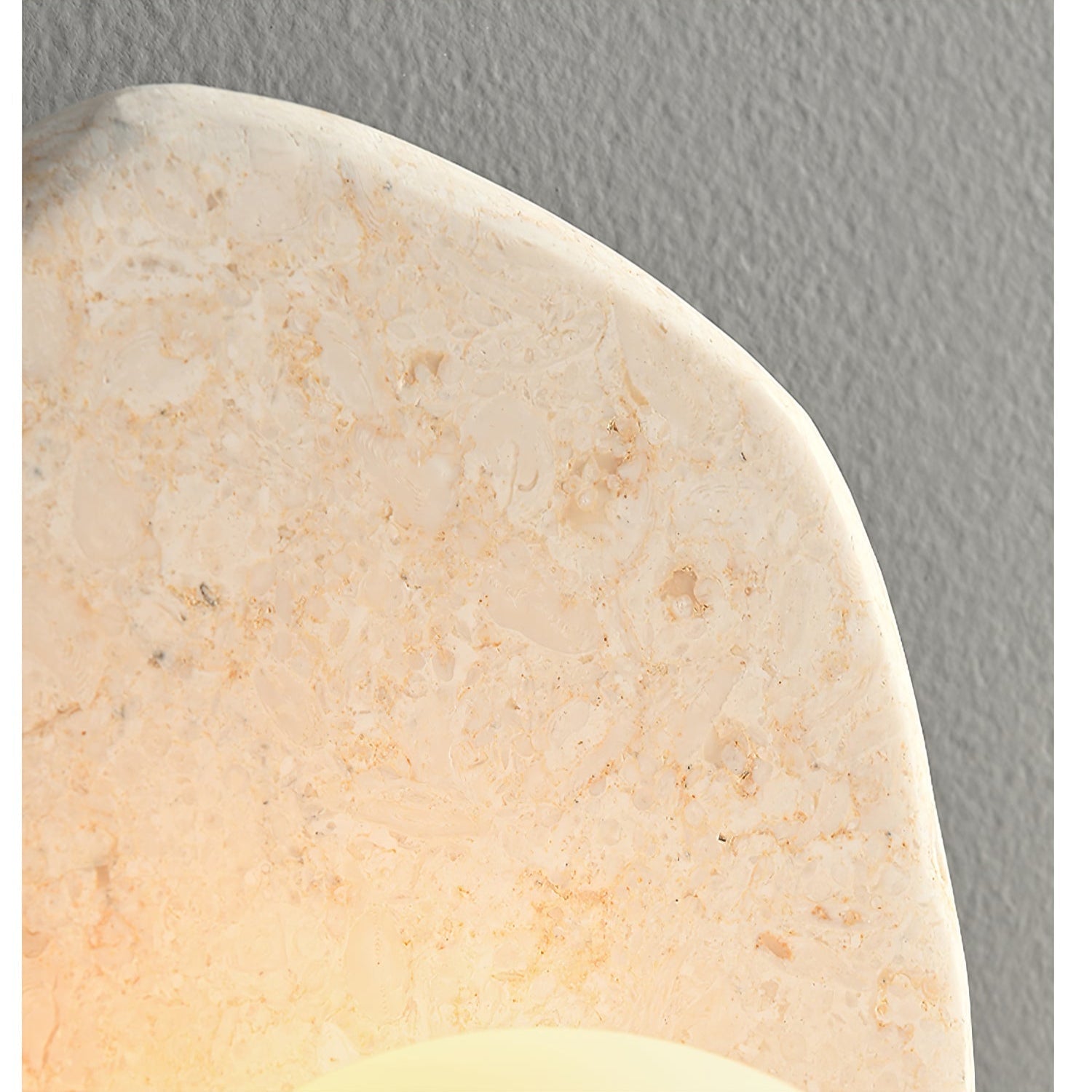 Pebble Rustic Marble Wall Light