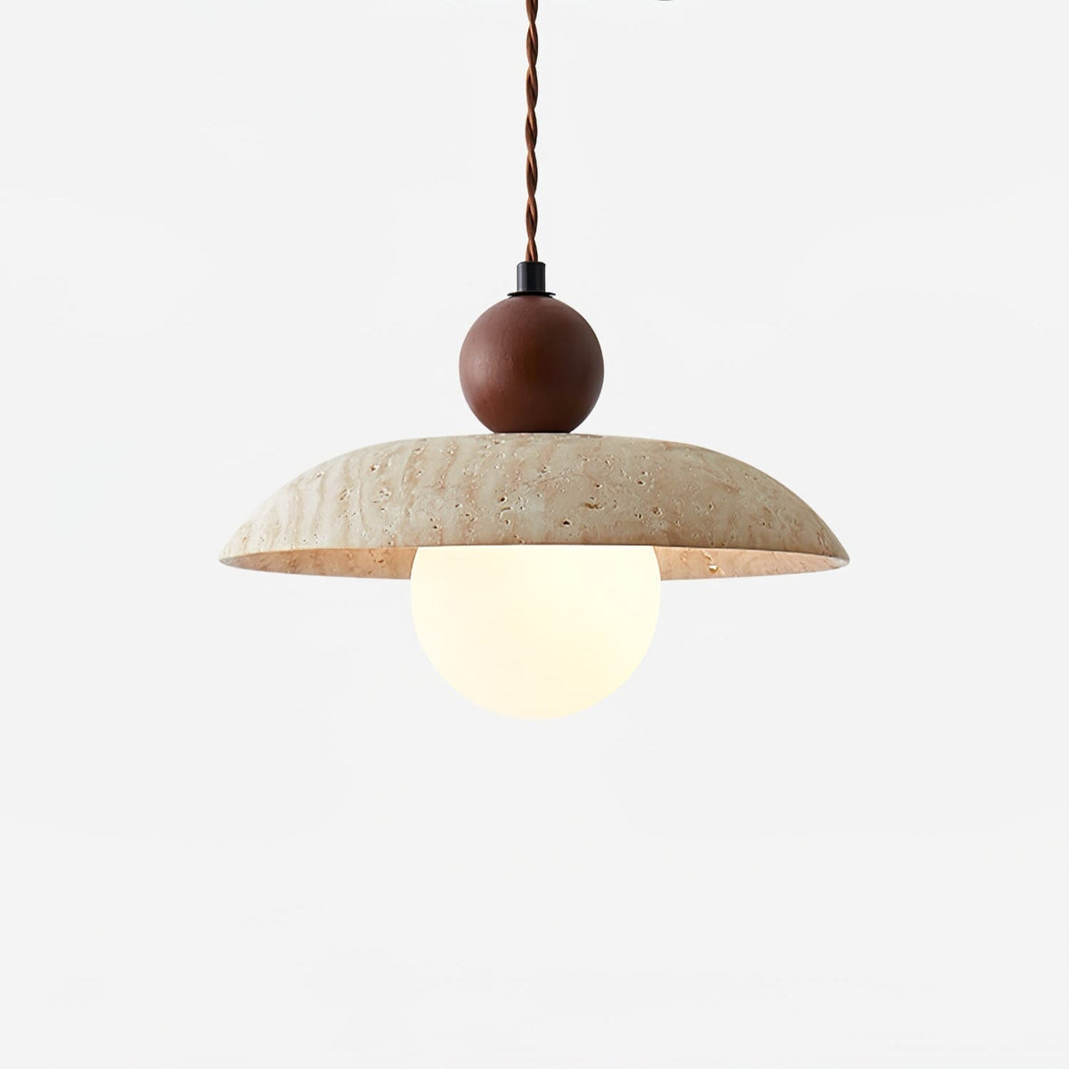 Nerix Travertine Pendant Light