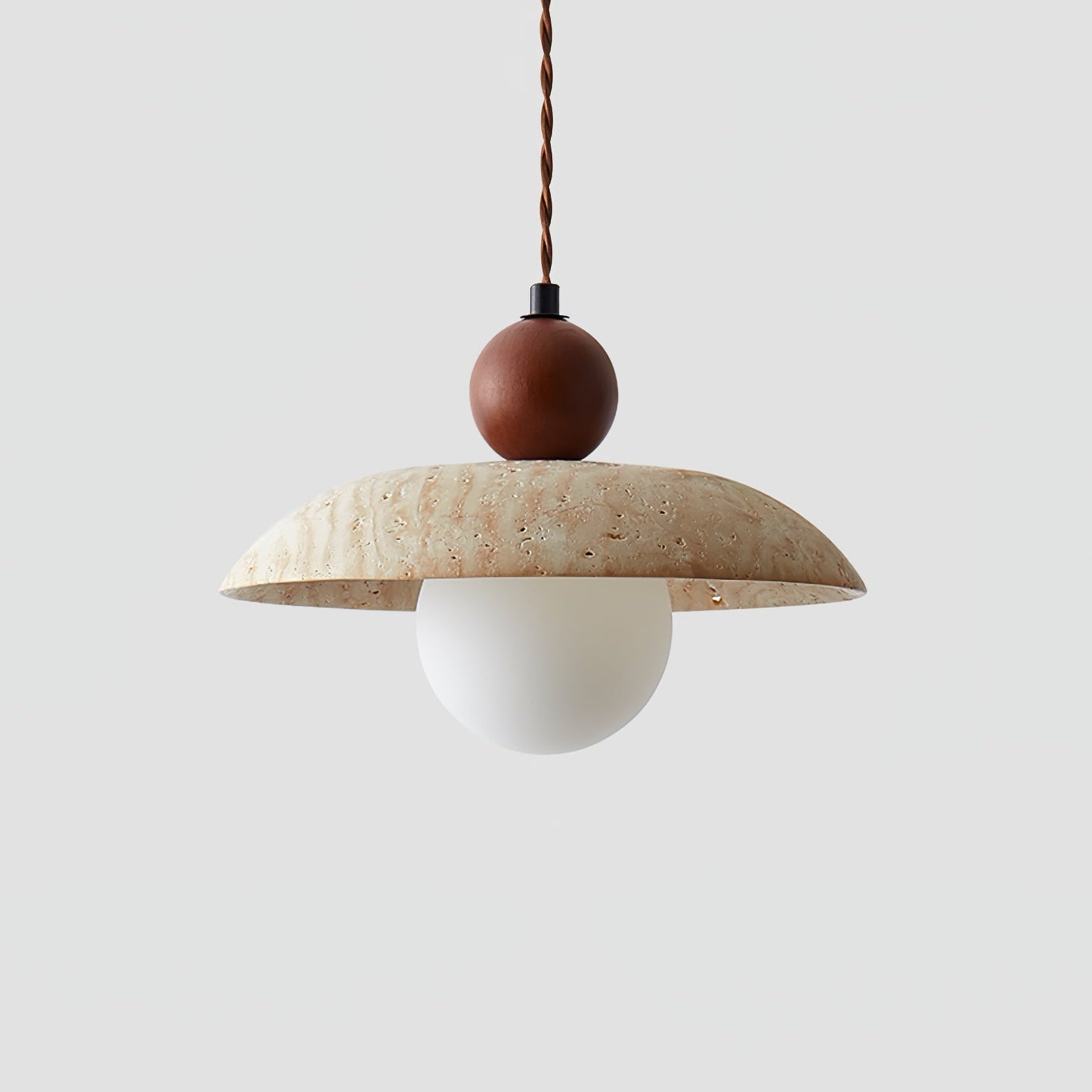 Nerix Travertine Pendant Light