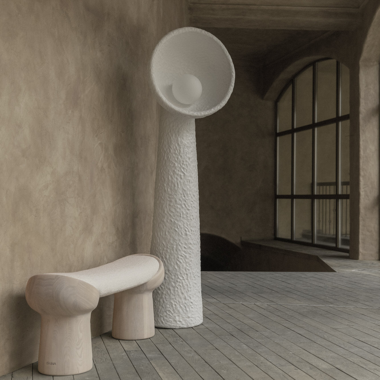 Arliris Concrete Table Lamp