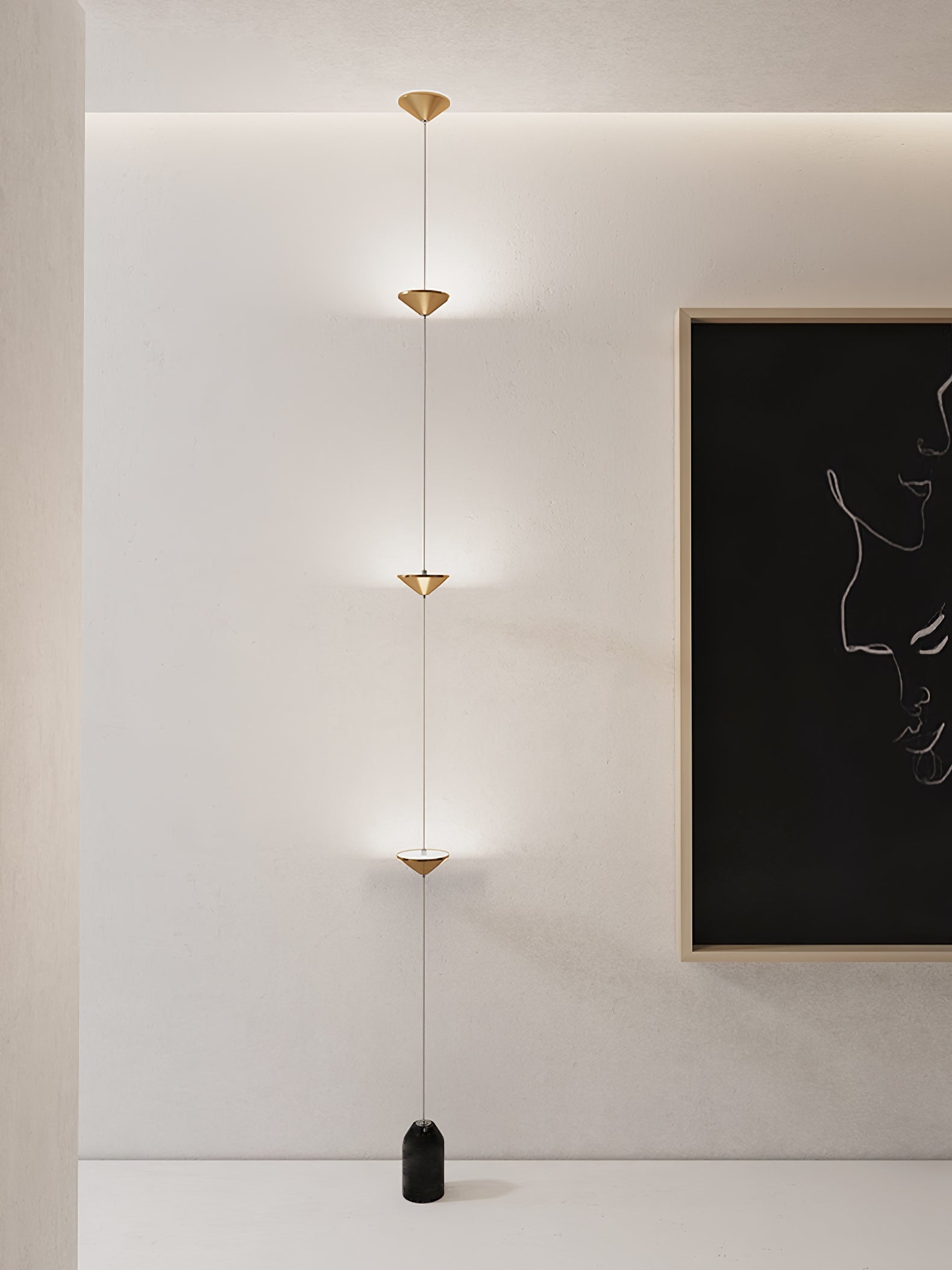 Oakhaven Marble Floor Lamp
