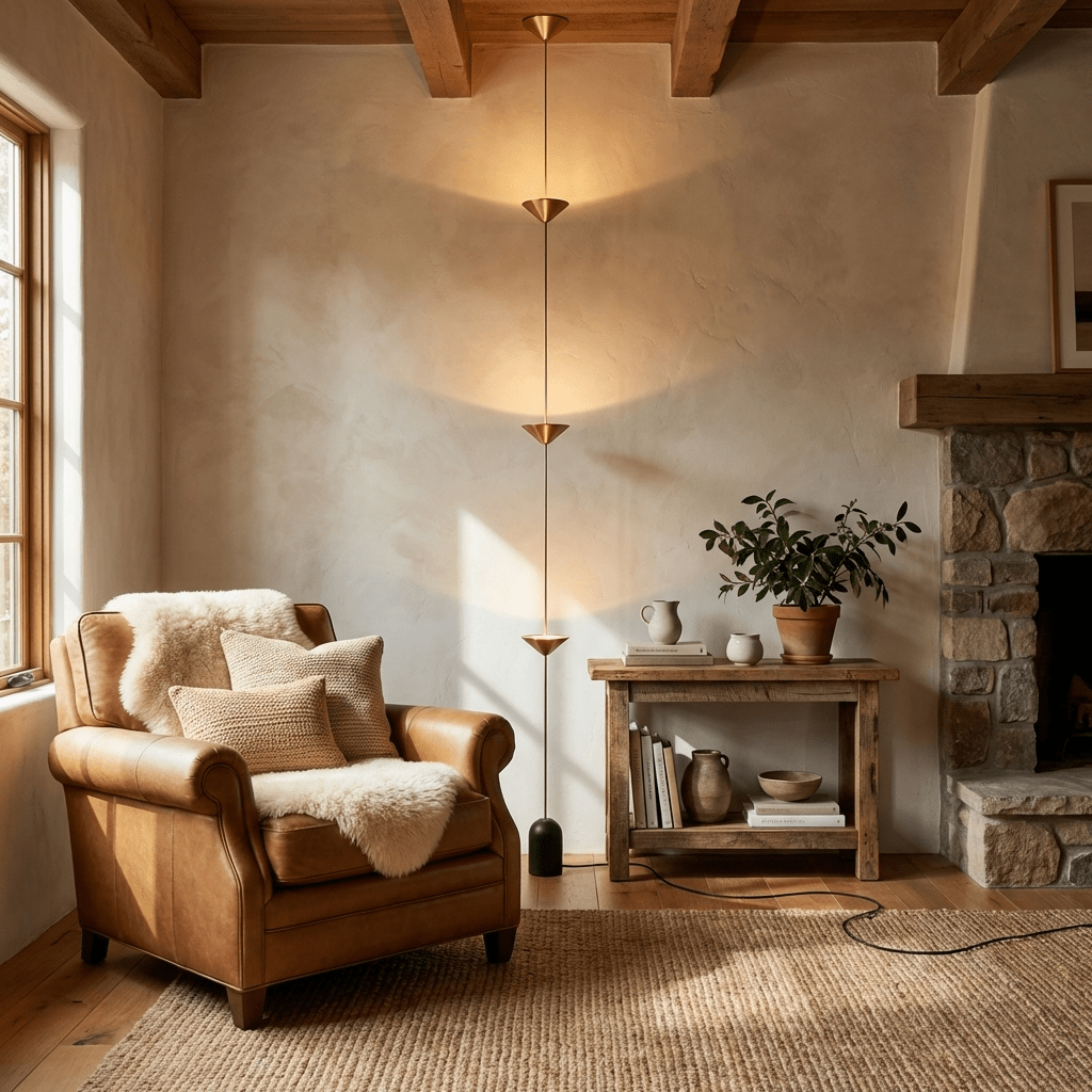 Oakhaven Marble Floor Lamp