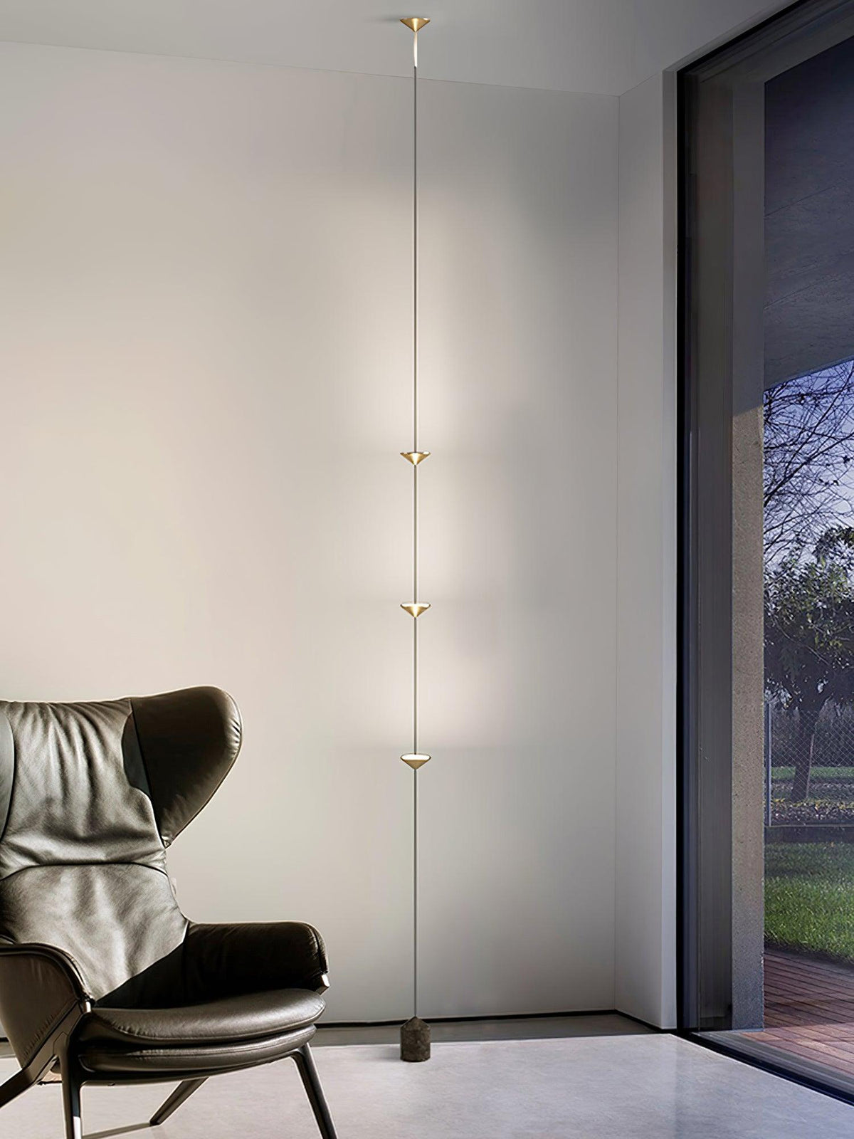 Oakhaven Marble Floor Lamp