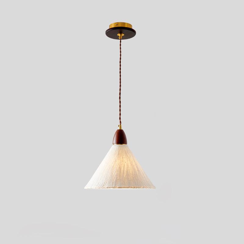 Locan Paper & Wood Pendant Lamp