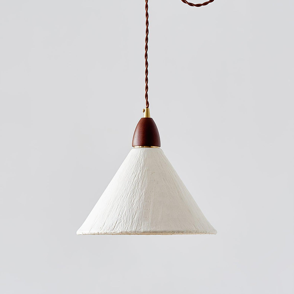 Locan Paper & Wood Pendant Lamp