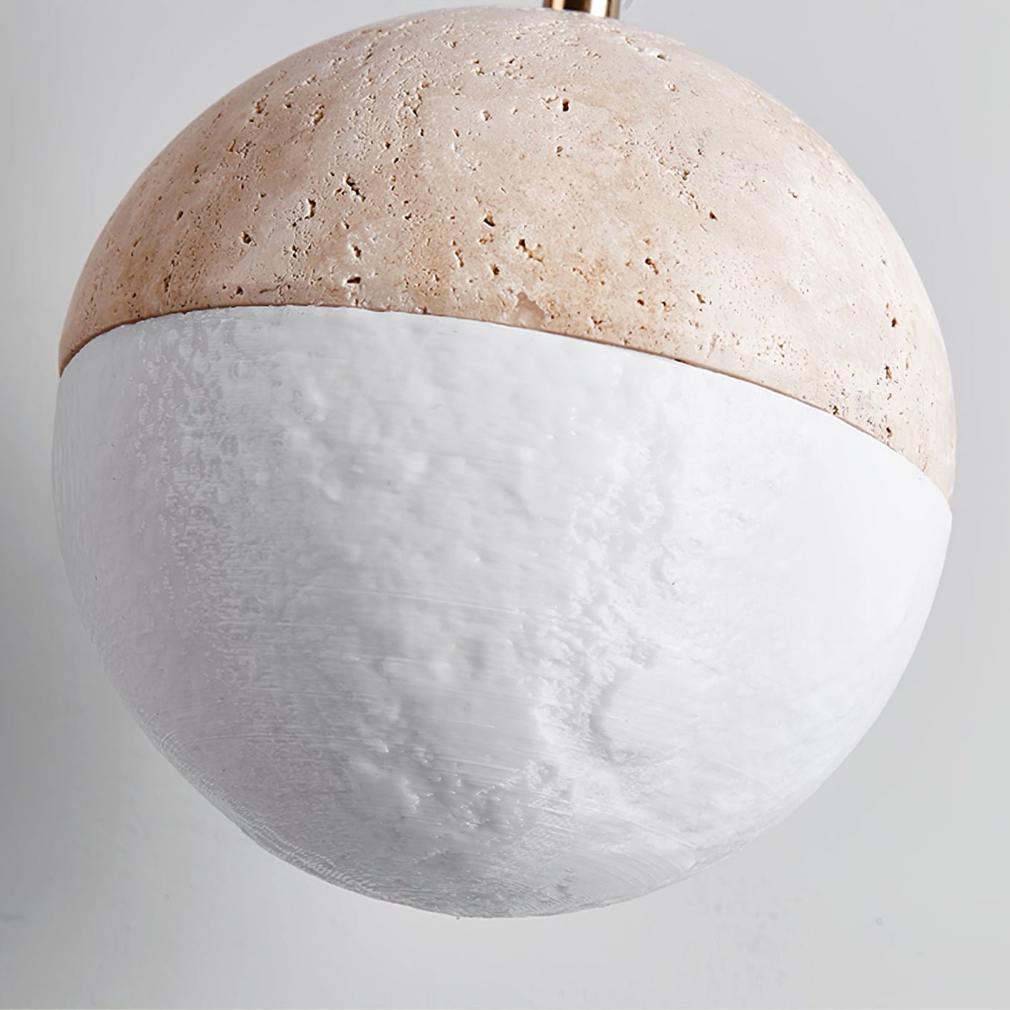 Soren Minimalist Travertine Pendant Light