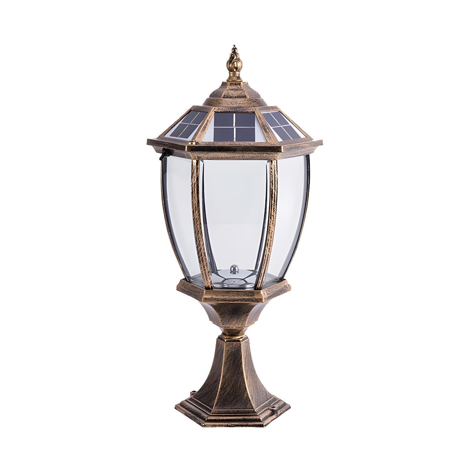 Cezoria Unique Solar Glass Lantern Outdoor Lamp