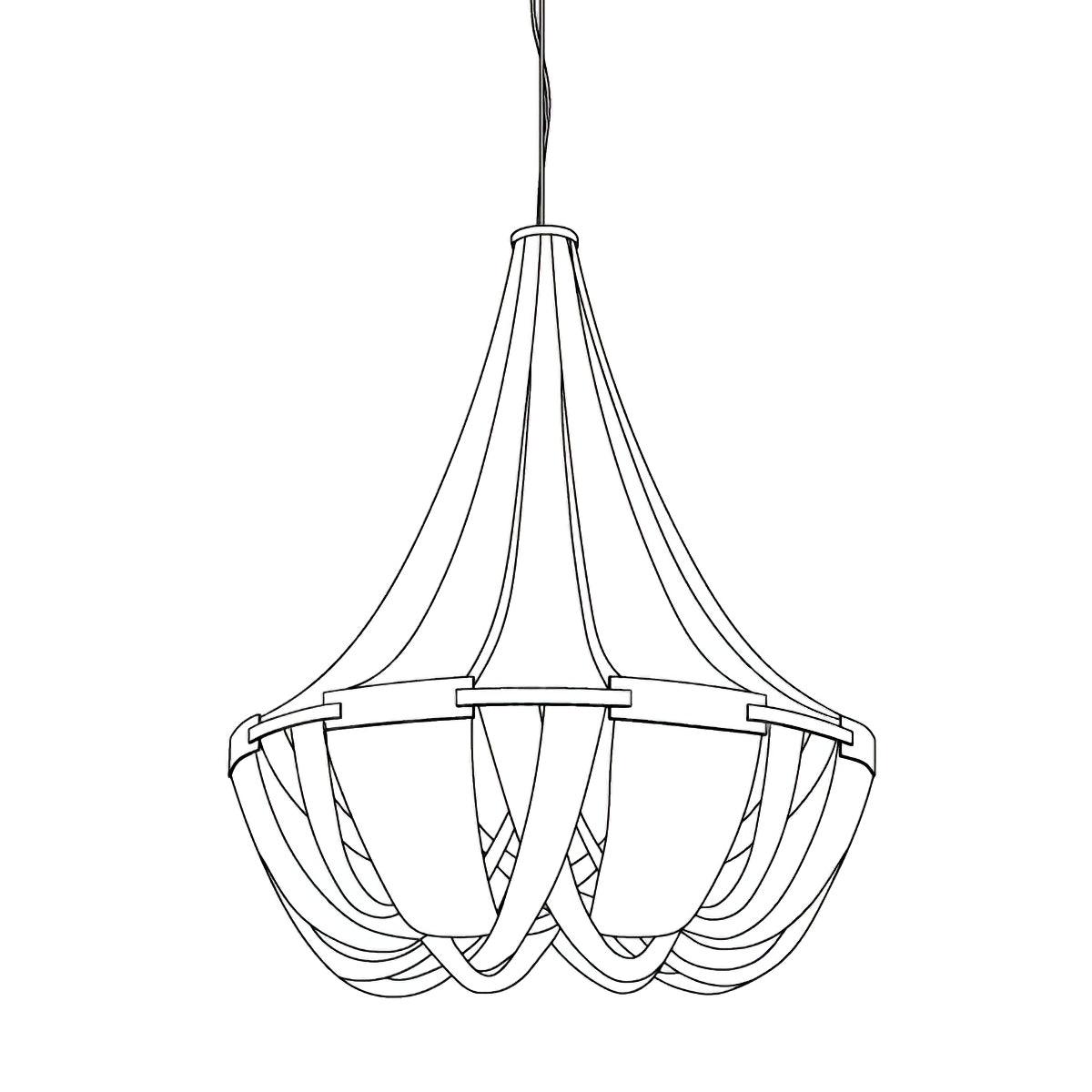 Zylen Chandelier Tassel Aluminum Chain