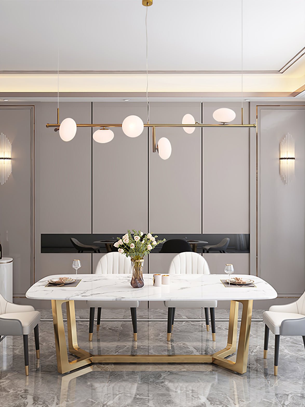Balance Modern Glass Chandelier