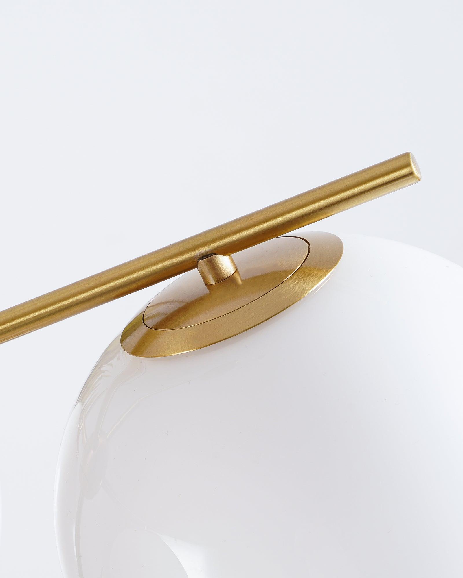 Lustra Chandelier Sphere & Stem Modern Gold LED - Neutral Decor