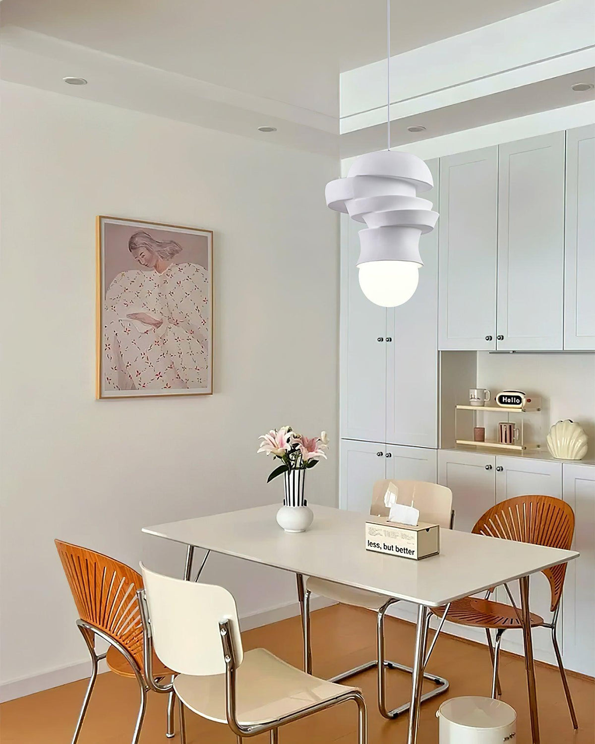 Tyev Individual Creativity Resin Glass Pendant Lamp