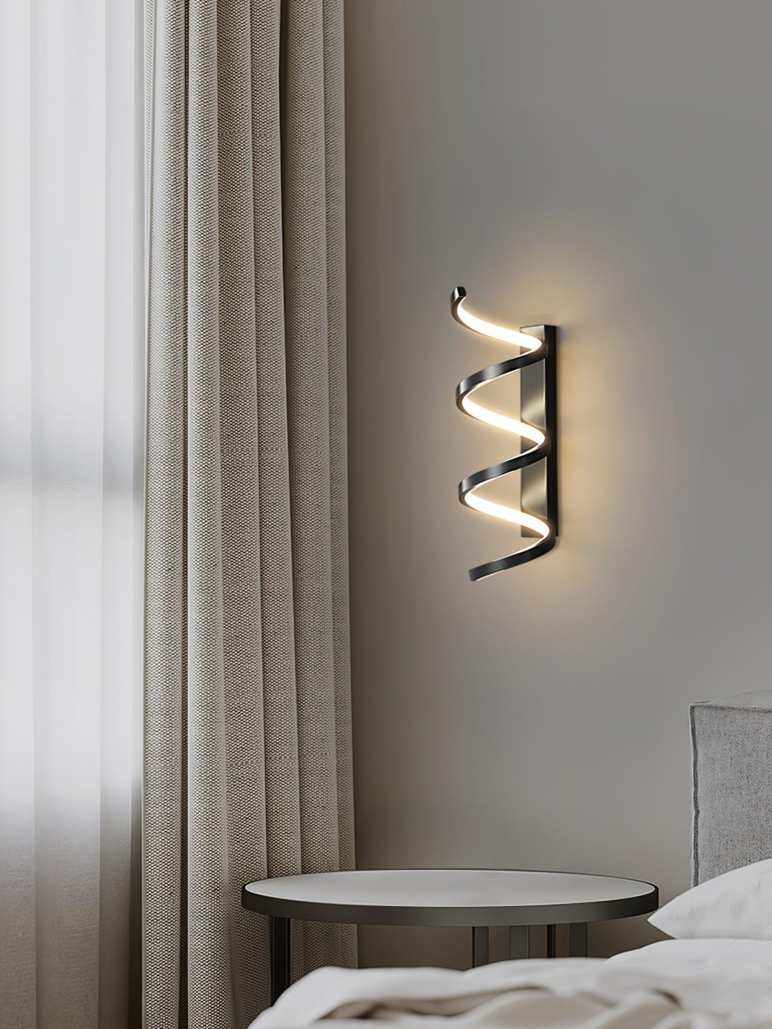 Asilion Nordic Art Spiral Wall Light
