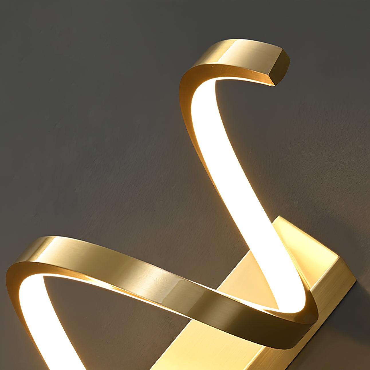 Asilion Nordic Art Spiral Wall Light