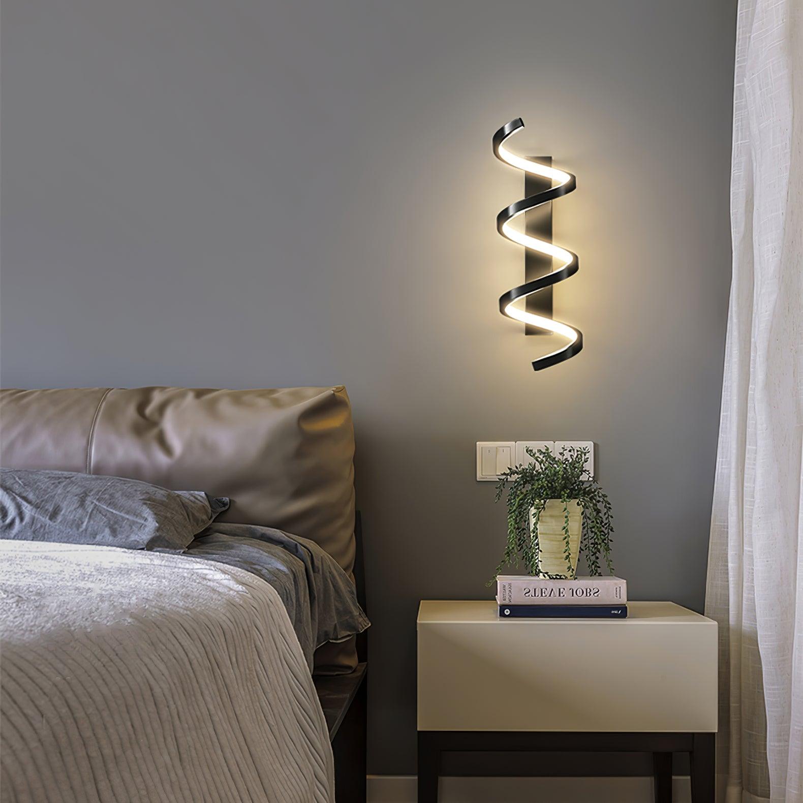 Asilion Nordic Art Spiral Wall Light