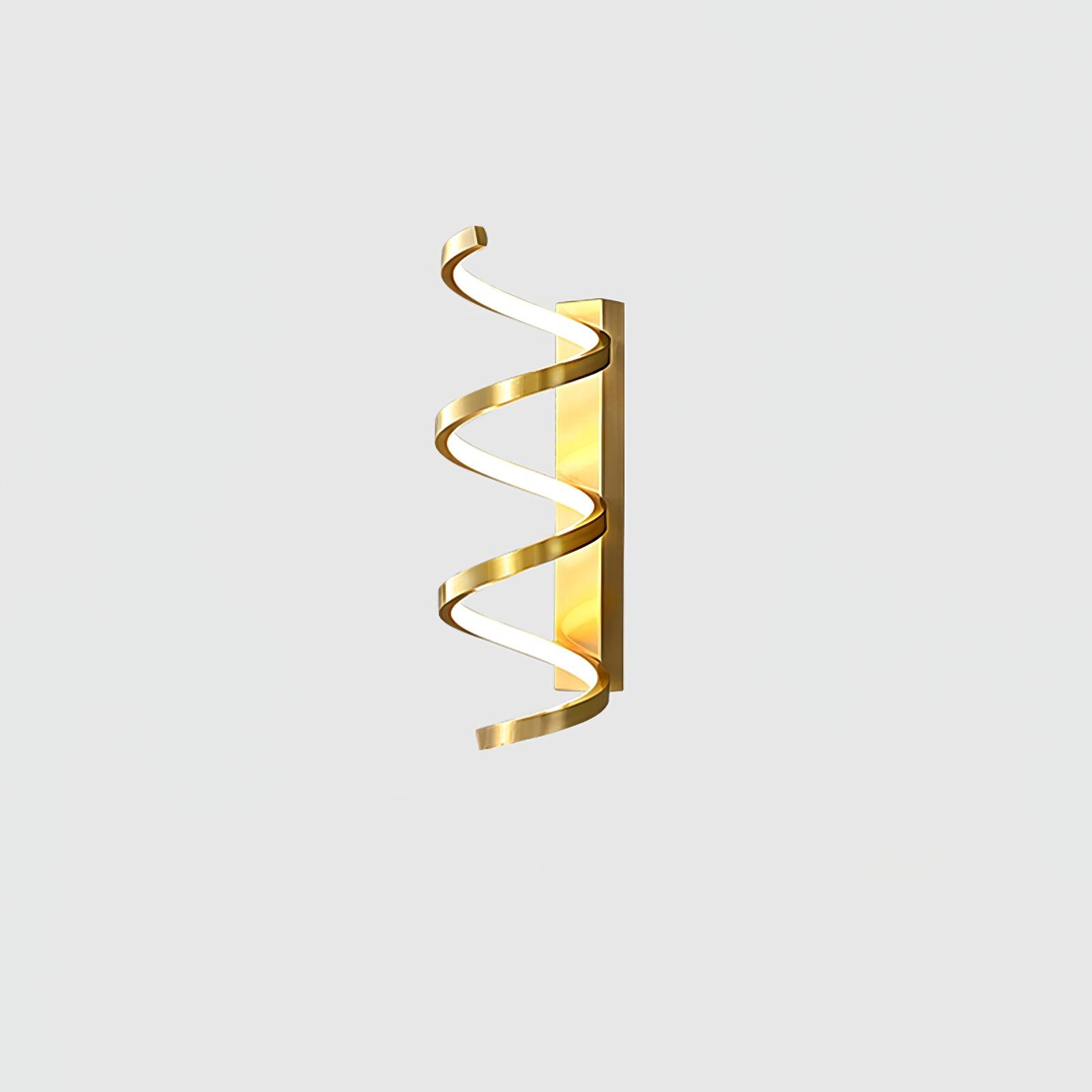 Asilion Nordic Art Spiral Wall Light