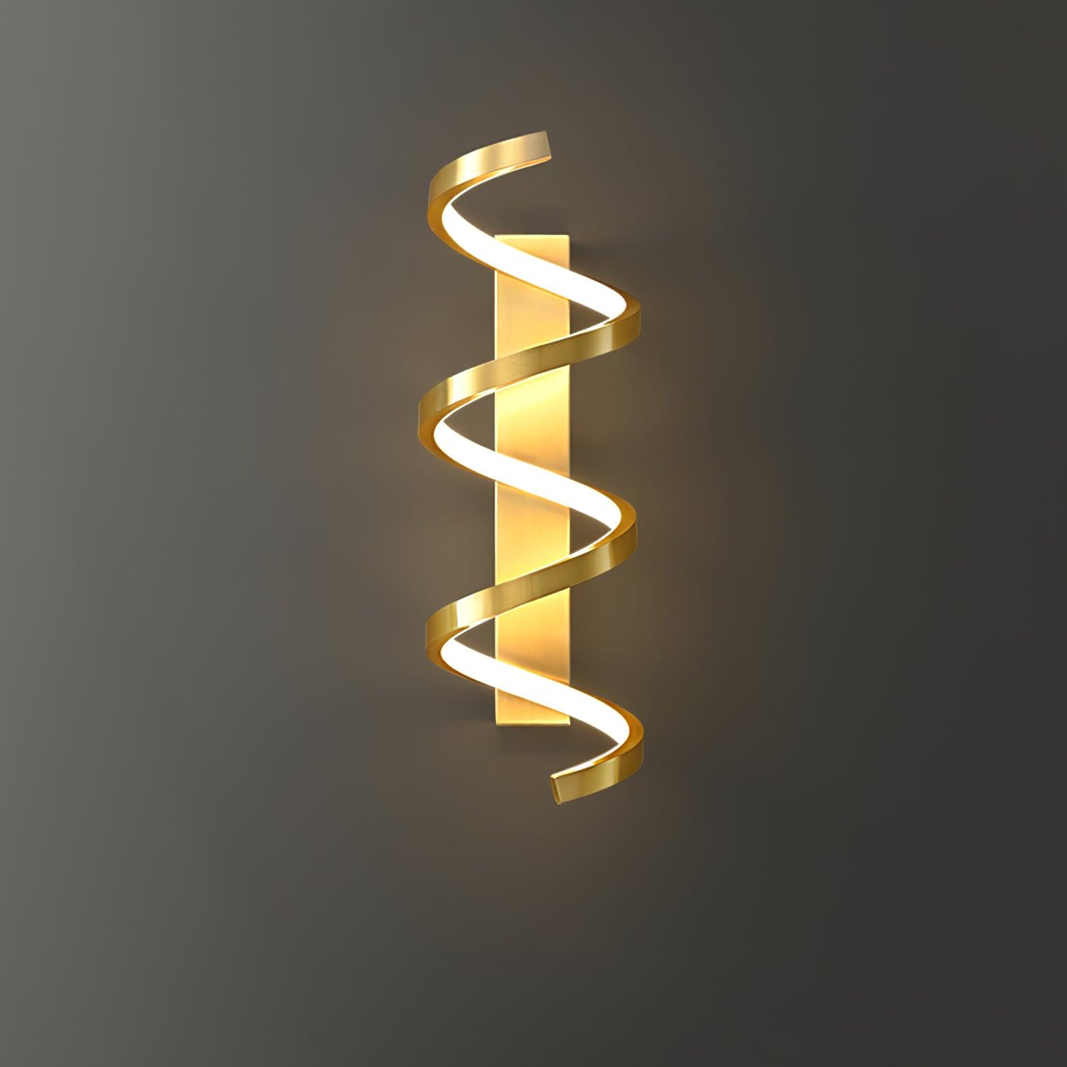 Asilion Nordic Art Spiral Wall Light