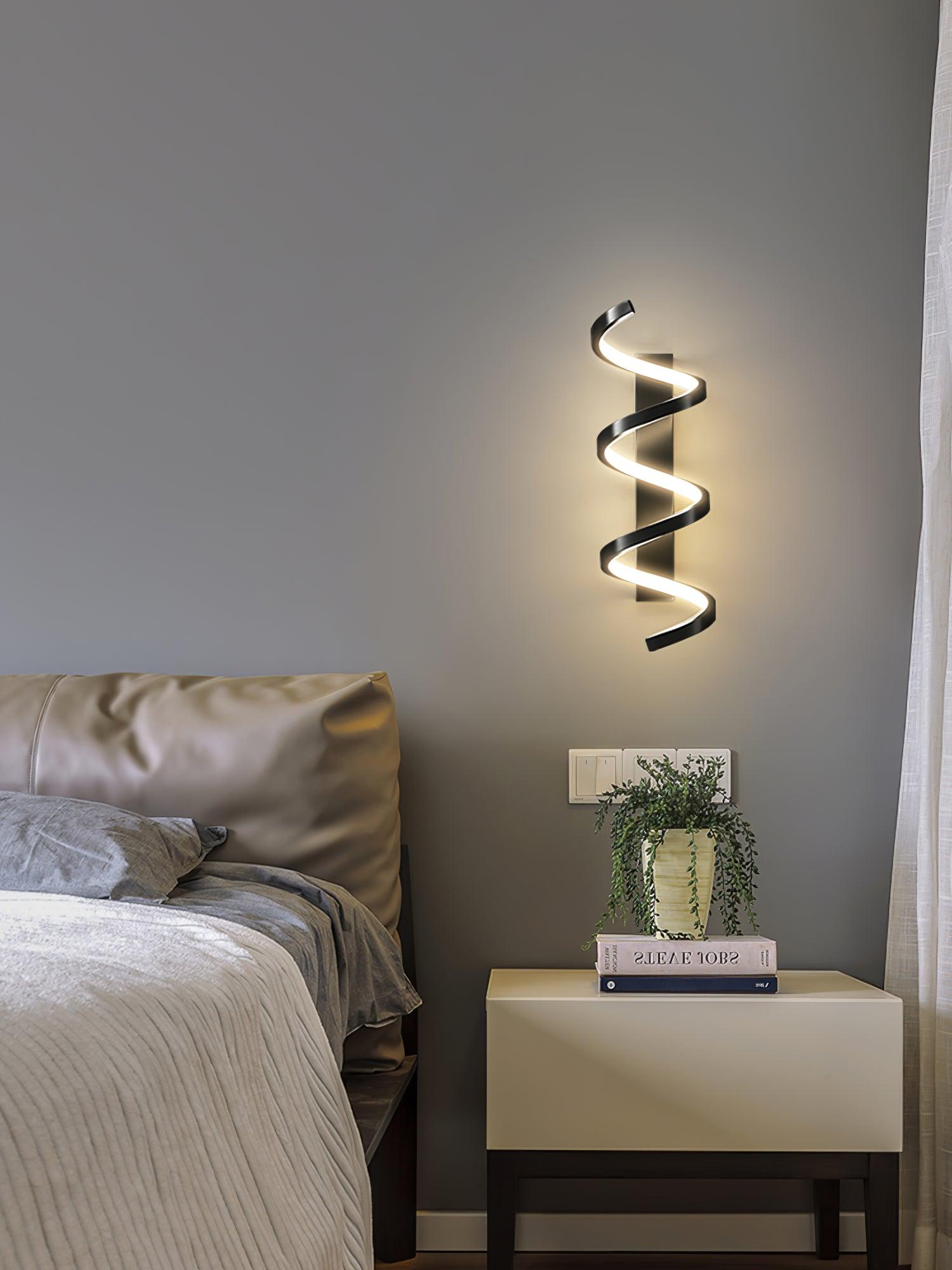 Asilion Nordic Art Spiral Wall Light