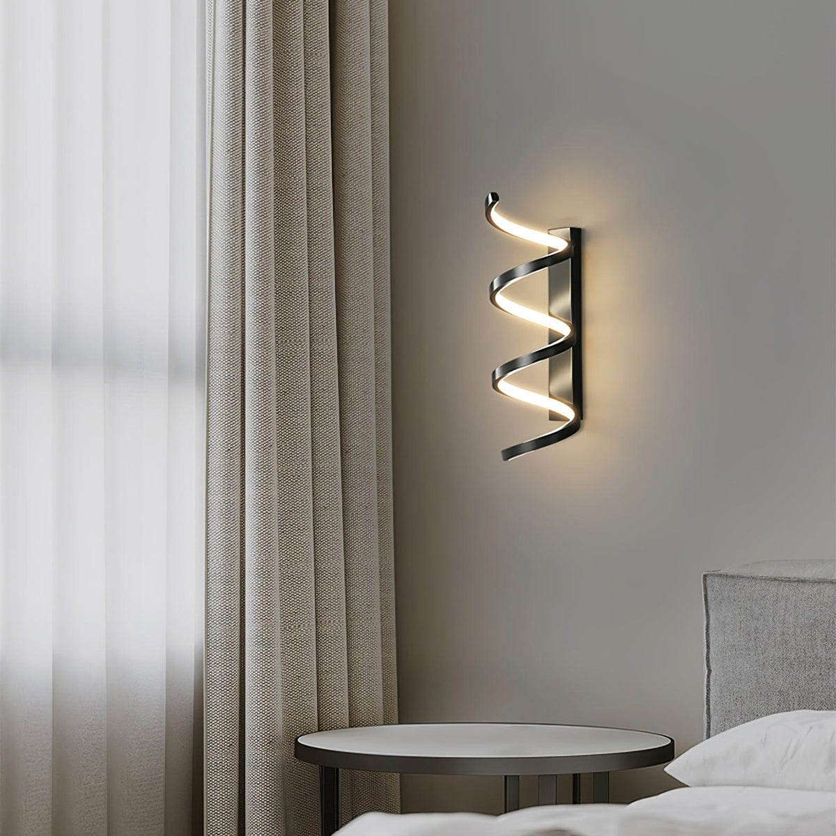Asilion Nordic Art Spiral Wall Light