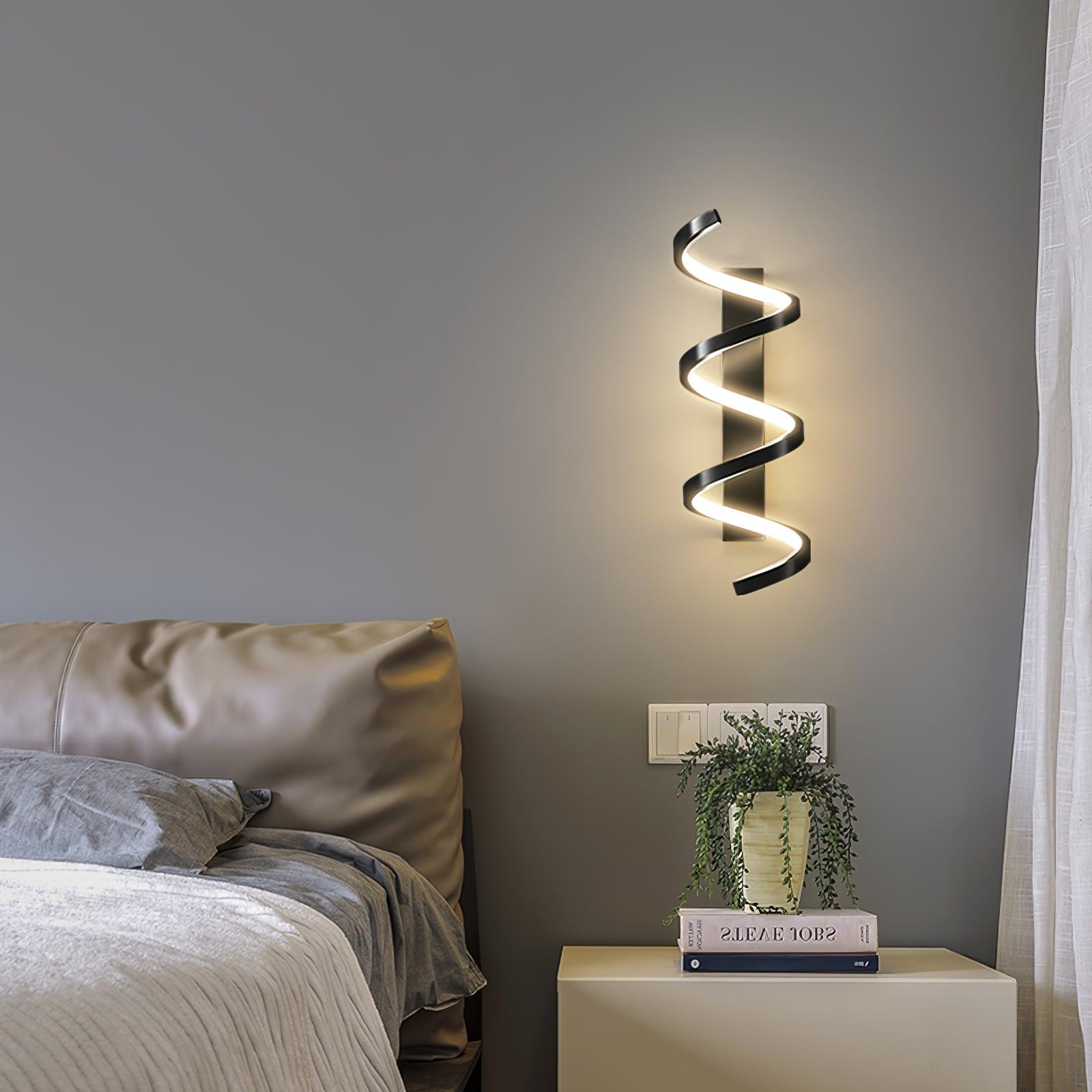 Asilion Nordic Art Spiral Wall Light