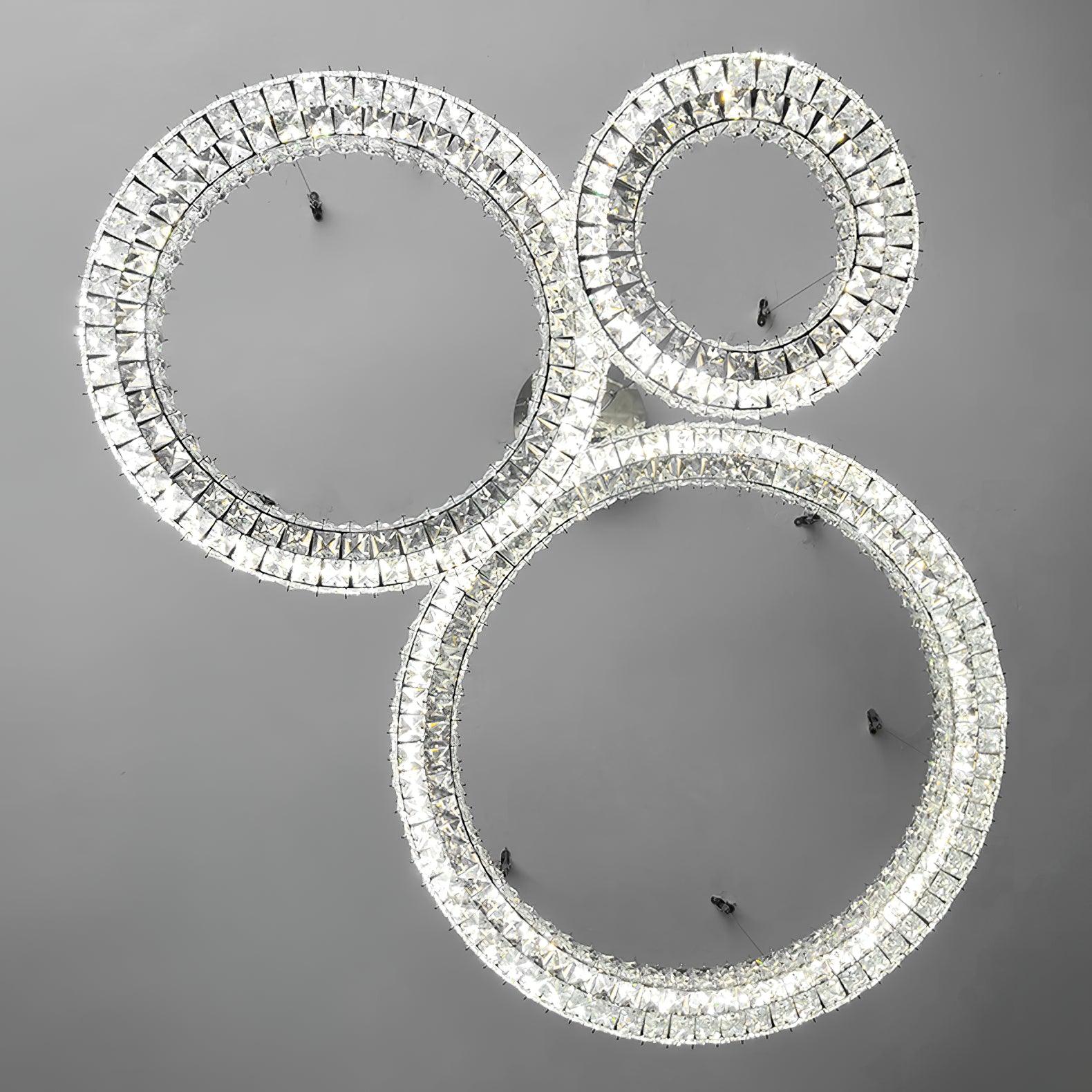 Luxerian Chandelier Crystal Ring Spiridon Luxe