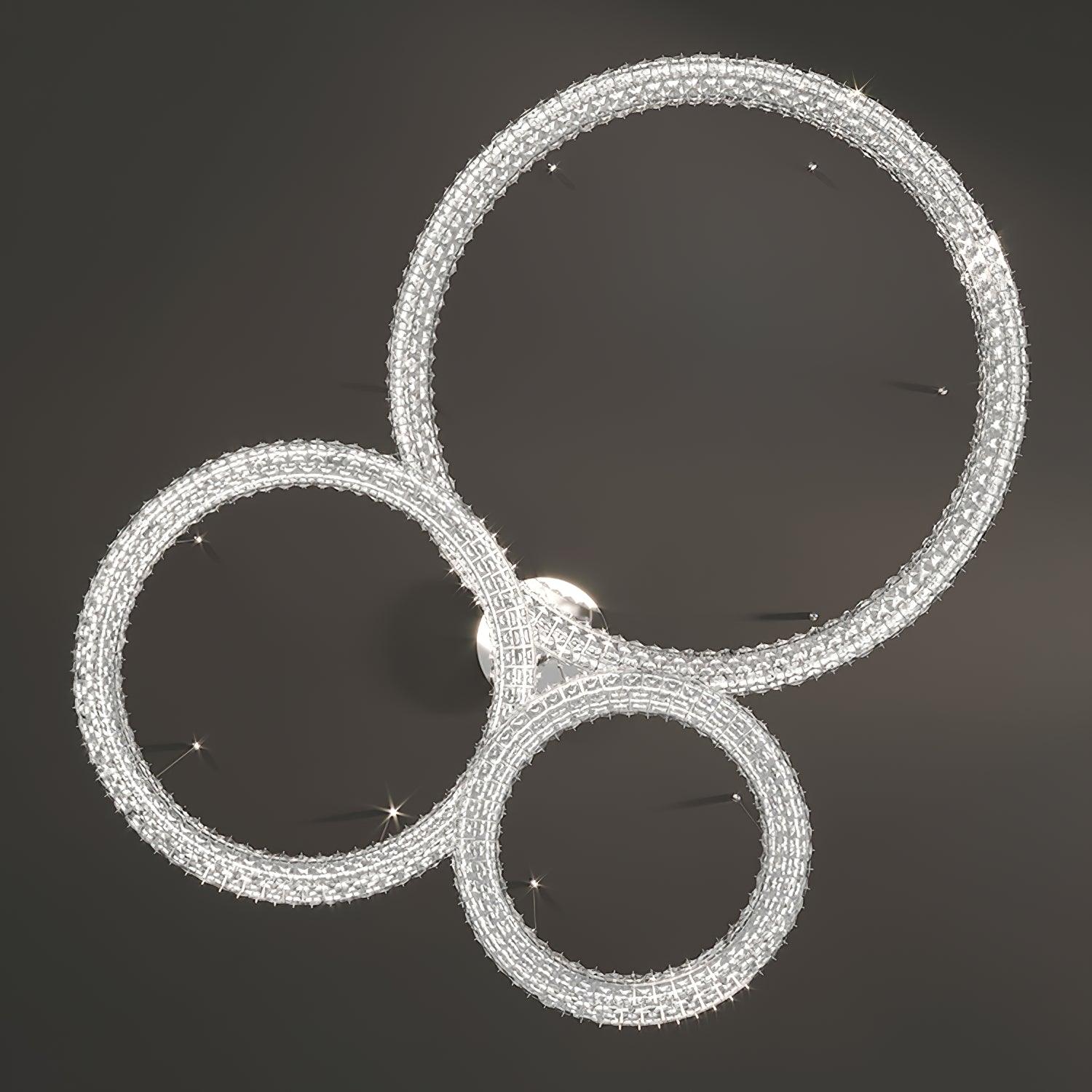 Luxerian Chandelier Crystal Ring Spiridon Luxe