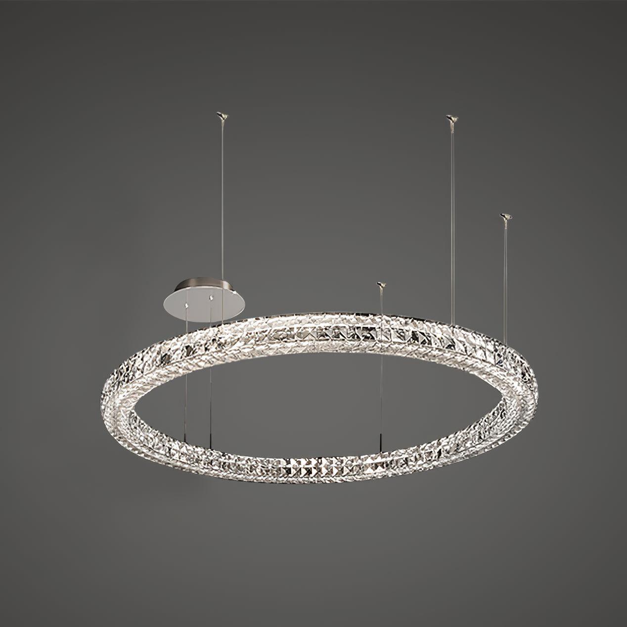 Luxerian Chandelier Crystal Ring Spiridon Luxe