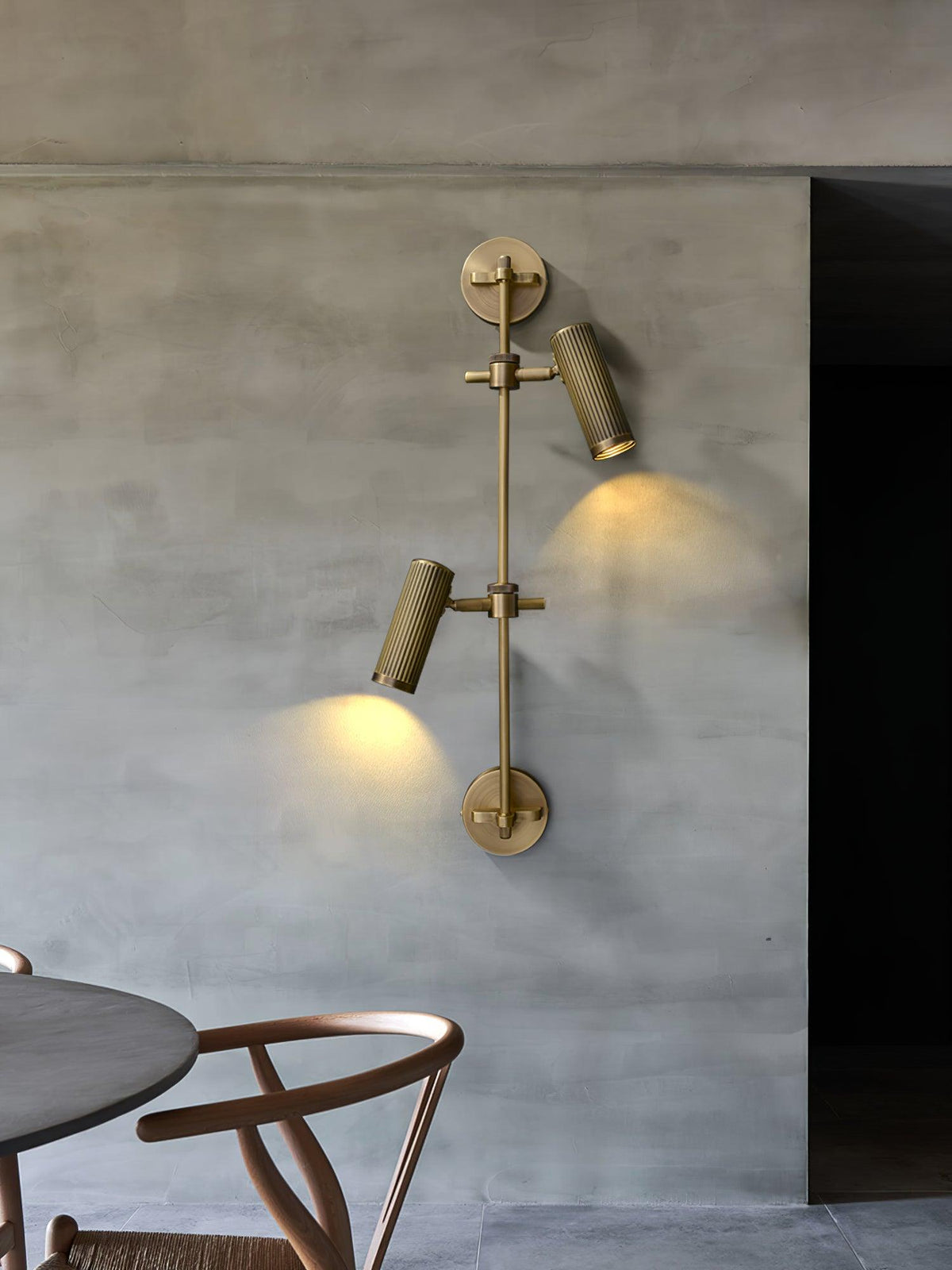 Kirixel Brass Industrial Wall Lamp