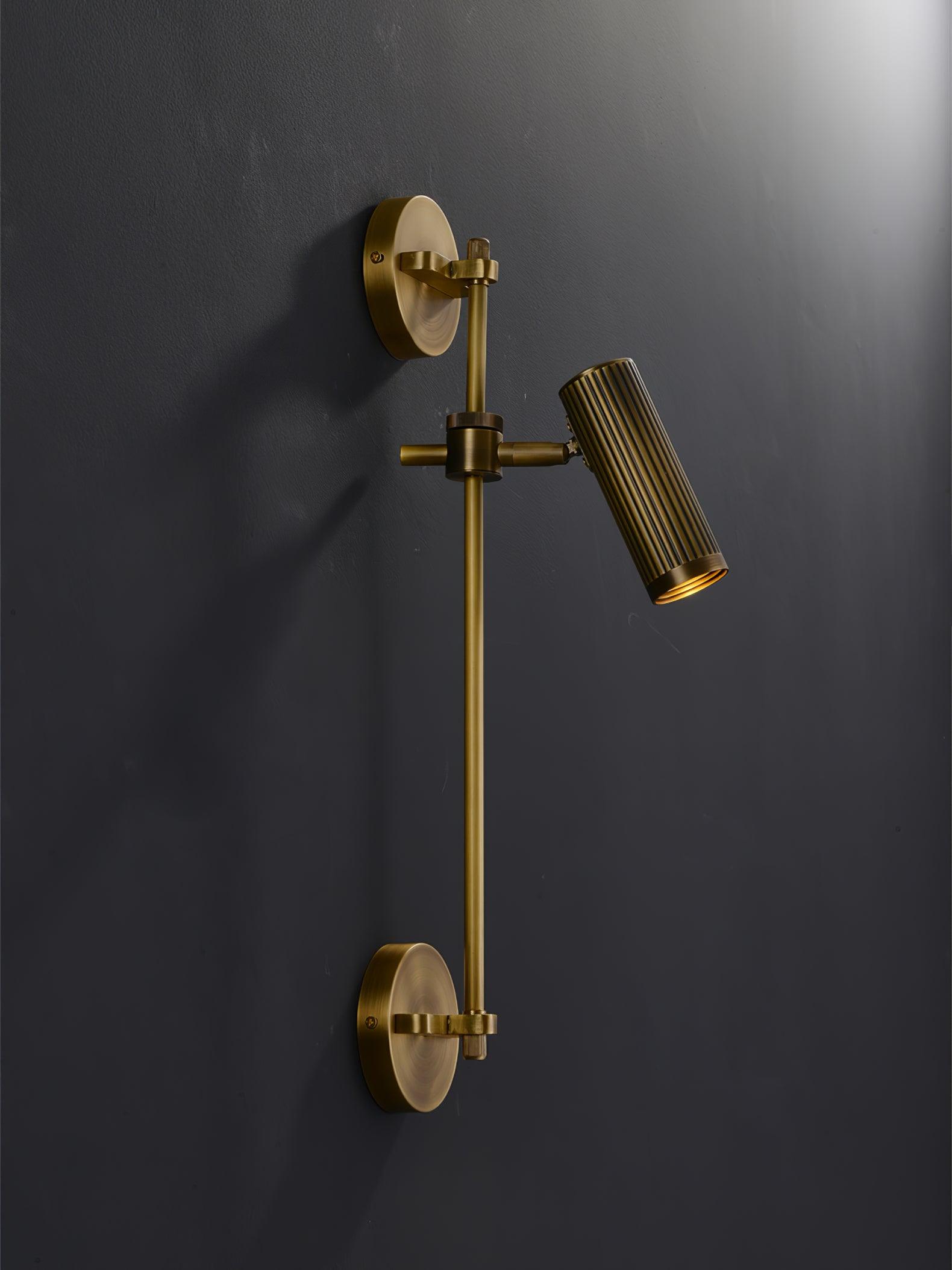 Kirixel Brass Industrial Wall Lamp