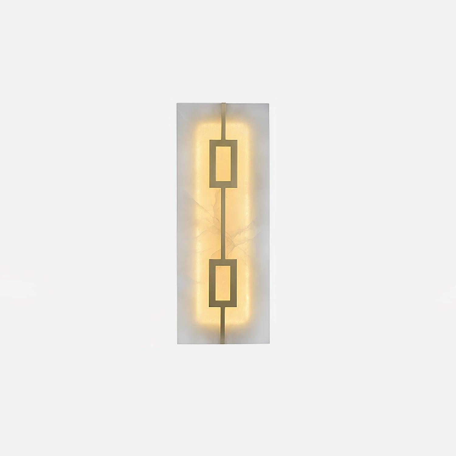 Alvelor Geometric Alabaster Wall Light