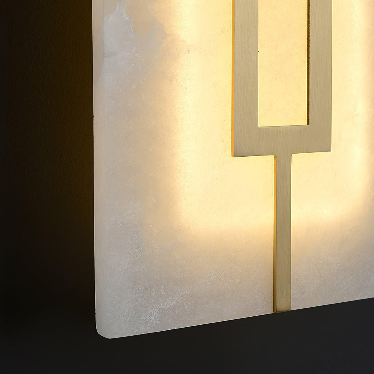 Alvelor Geometric Alabaster Wall Light