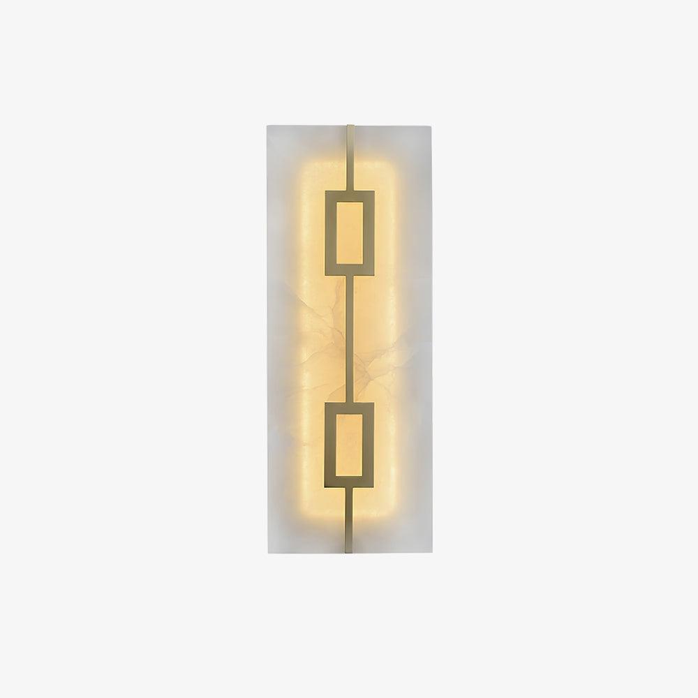 Alvelor Geometric Alabaster Wall Light
