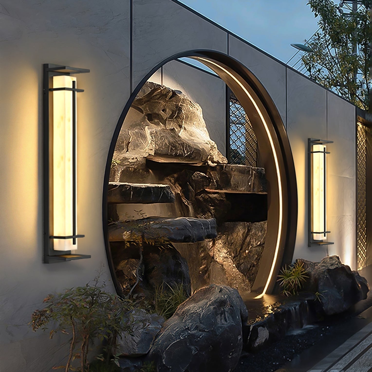 Verona Glass Wall Light