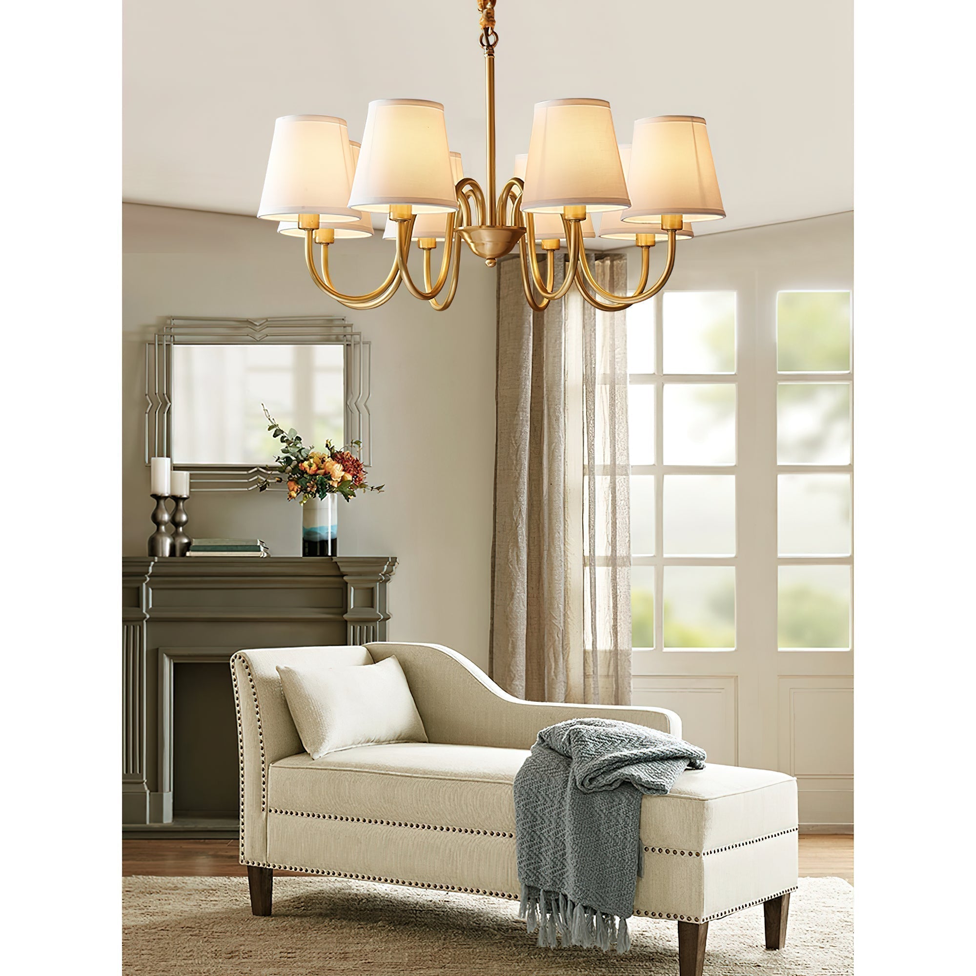 Dalen Traditional Stacey Fabric Chandelier