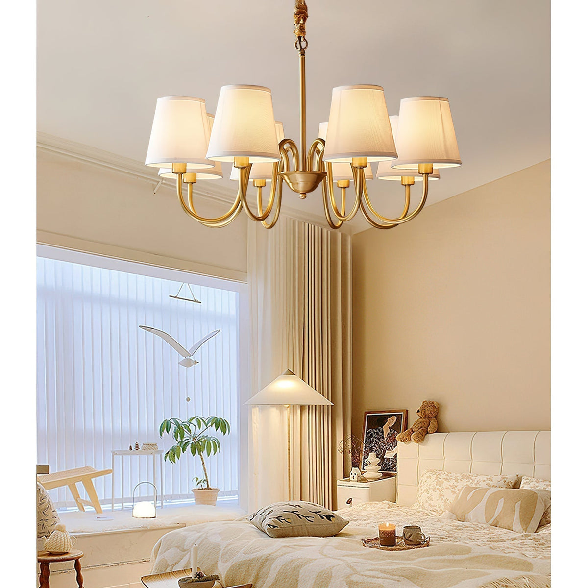 Dalen Traditional Stacey Fabric Chandelier